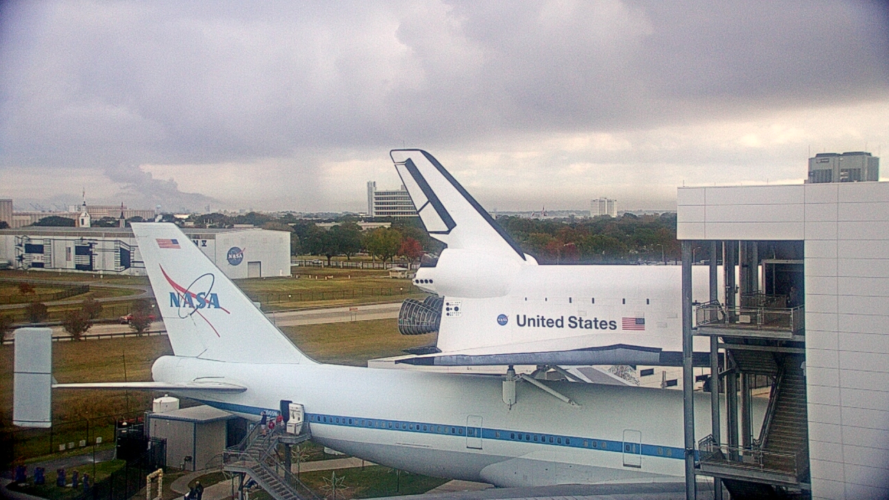 Thumbnail for current weather camera view from Space Center Houston in Houston, Texas