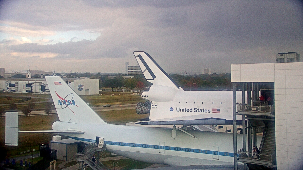 Thumbnail for current weather camera view from Space Center Houston in Houston, Texas