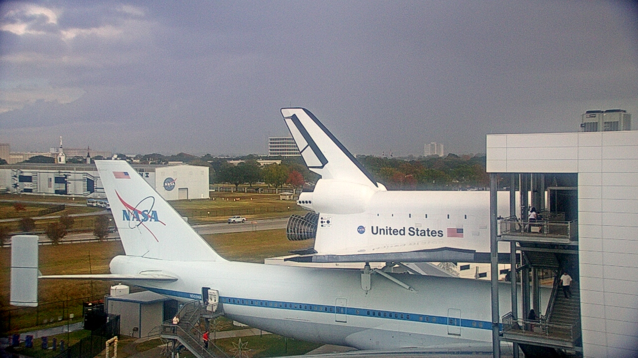 Thumbnail for current weather camera view from Space Center Houston in Houston, Texas