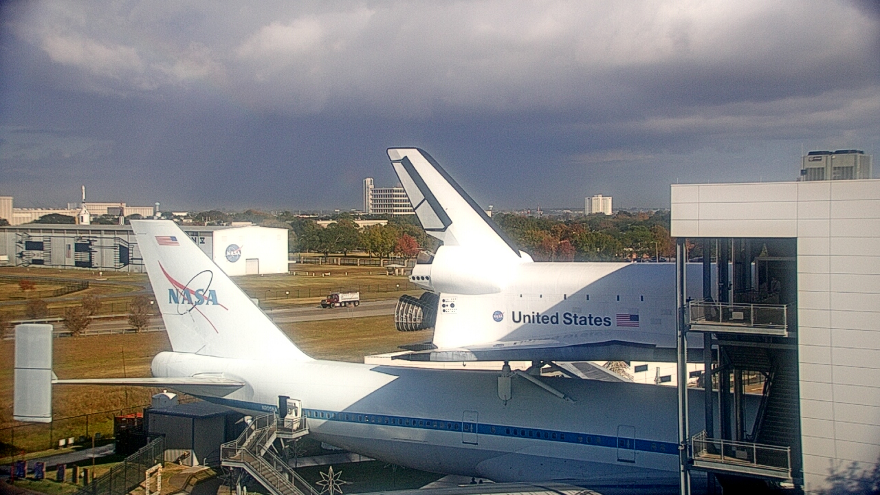 Thumbnail for current weather camera view from Space Center Houston in Houston, Texas