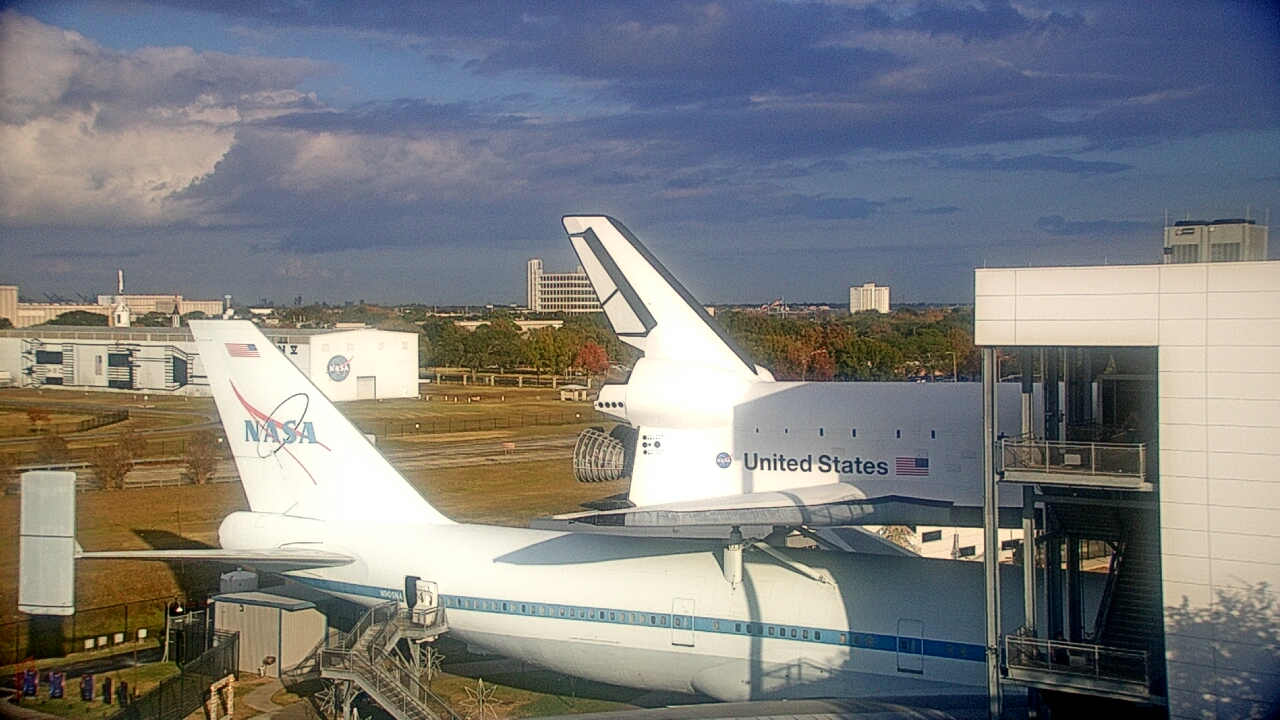 Thumbnail for current weather camera view from Space Center Houston in Houston, Texas