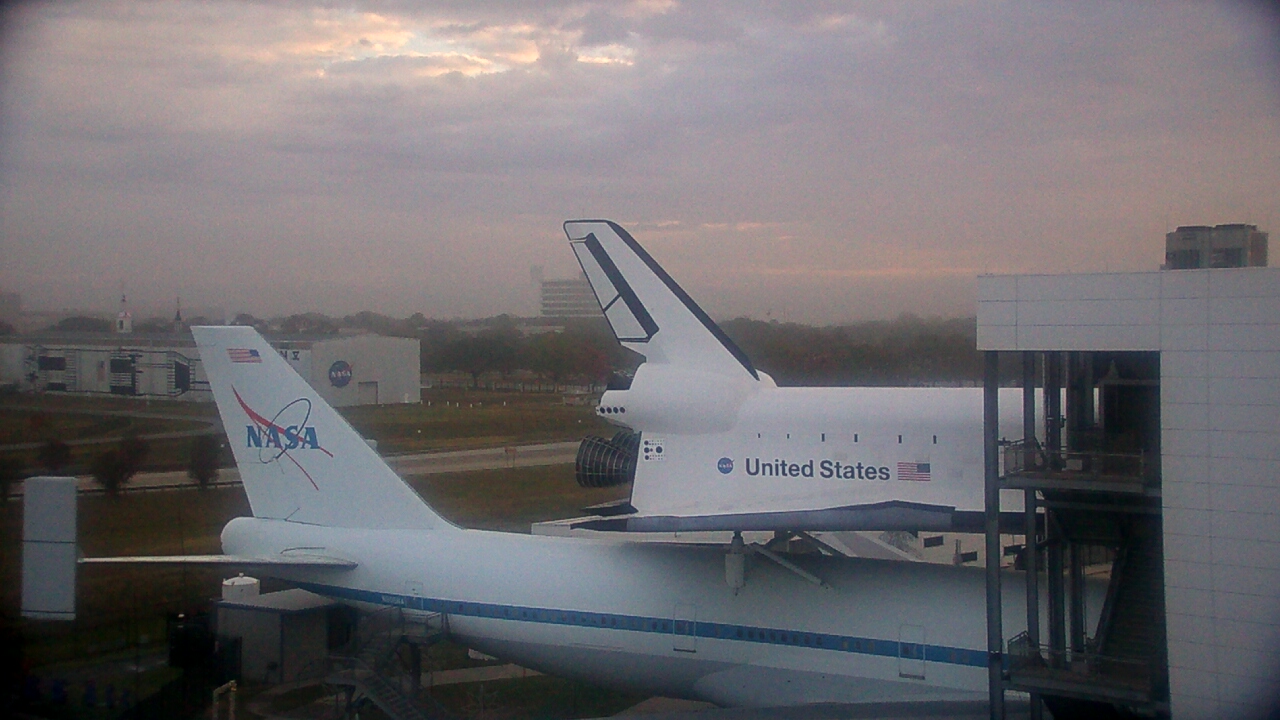 Thumbnail for current weather camera view from Space Center Houston in Houston, Texas