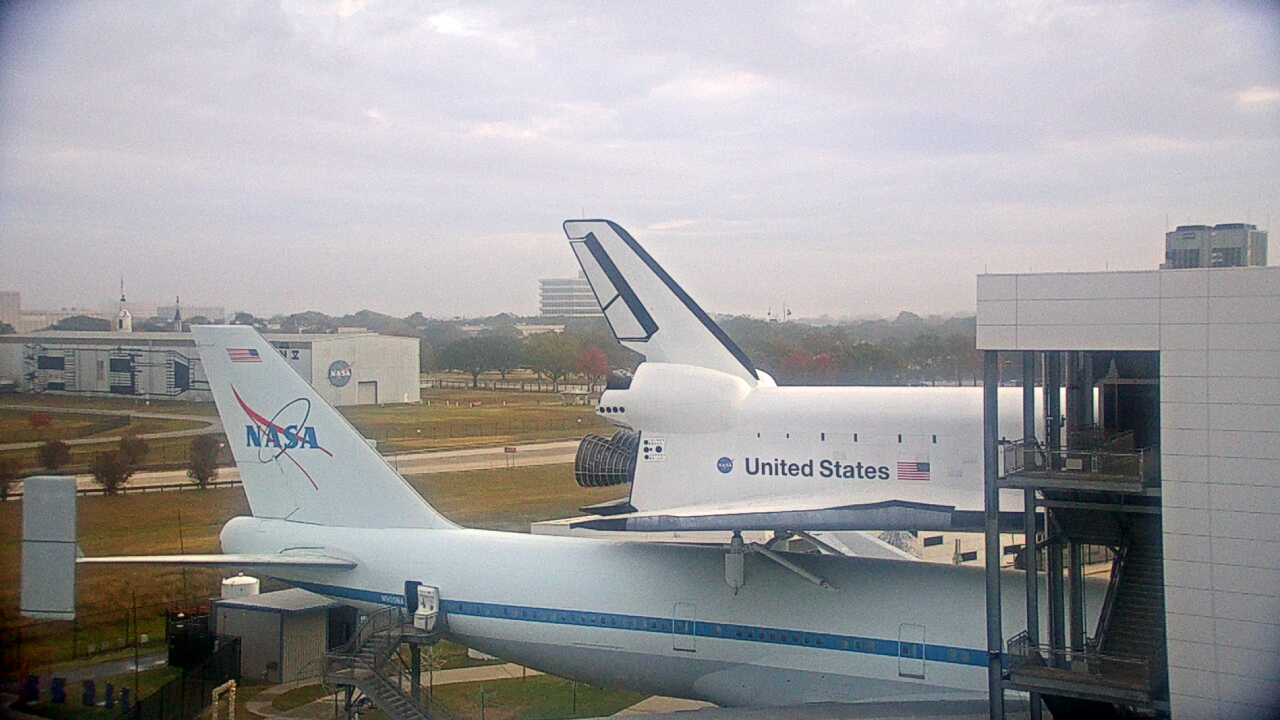 Thumbnail for current weather camera view from Space Center Houston in Houston, Texas