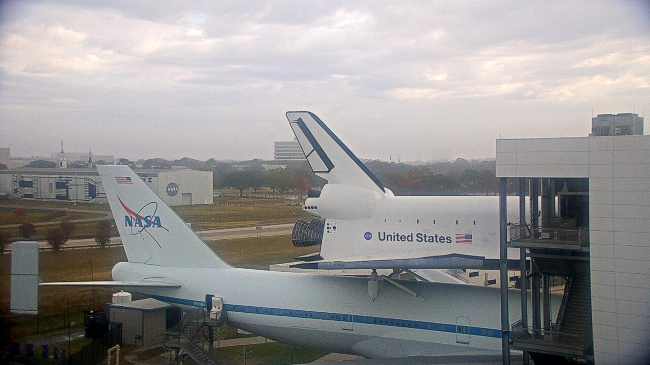 Thumbnail for current weather camera view from Space Center Houston in Houston, Texas