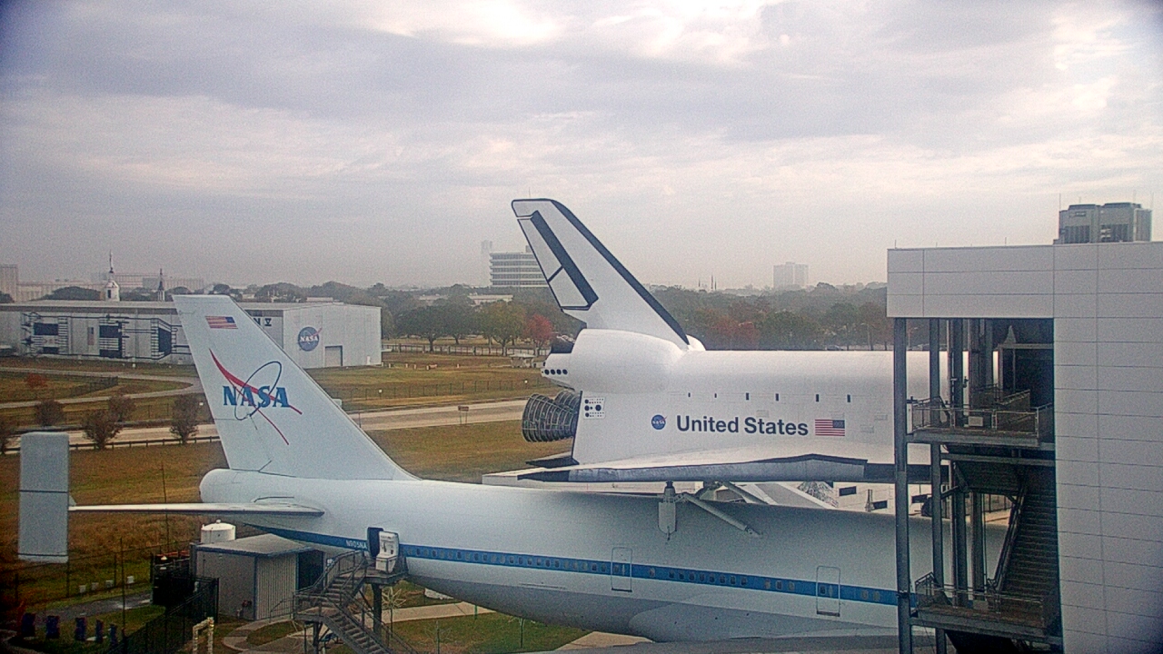 Thumbnail for current weather camera view from Space Center Houston in Houston, Texas