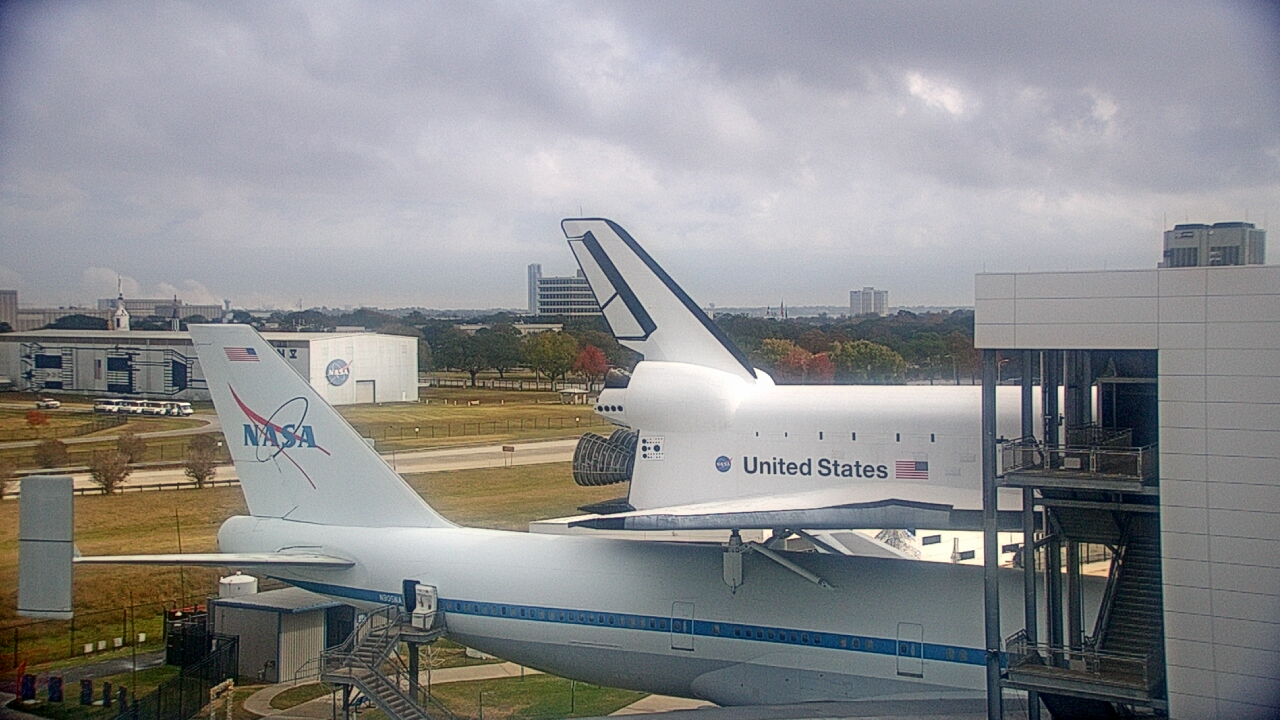 Thumbnail for current weather camera view from Space Center Houston in Houston, Texas