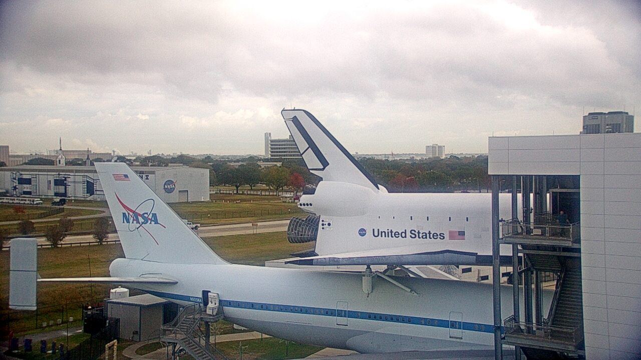 Thumbnail for current weather camera view from Space Center Houston in Houston, Texas