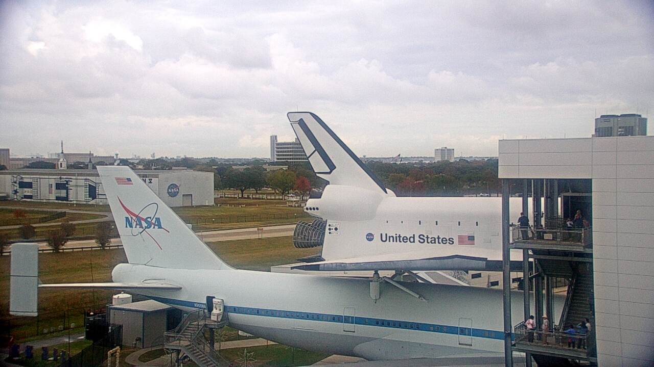 Thumbnail for current weather camera view from Space Center Houston in Houston, Texas