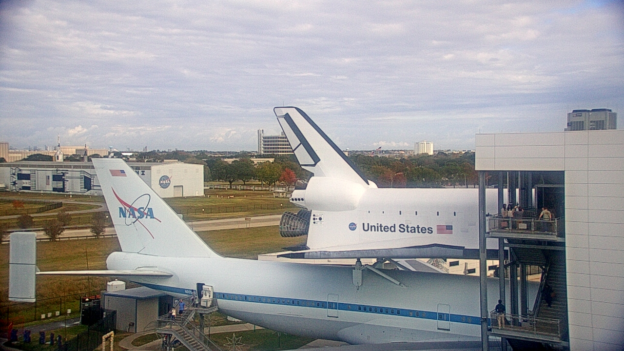 Thumbnail for current weather camera view from Space Center Houston in Houston, Texas