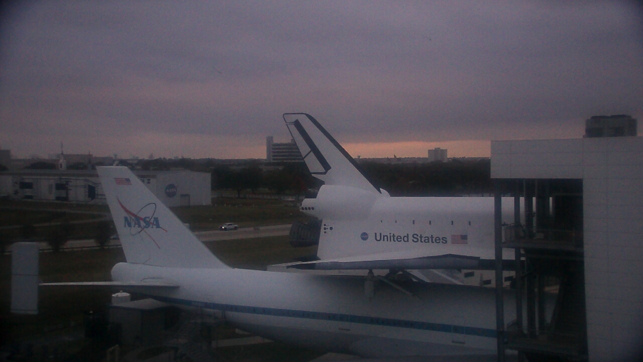 Thumbnail for current weather camera view from Space Center Houston in Houston, Texas