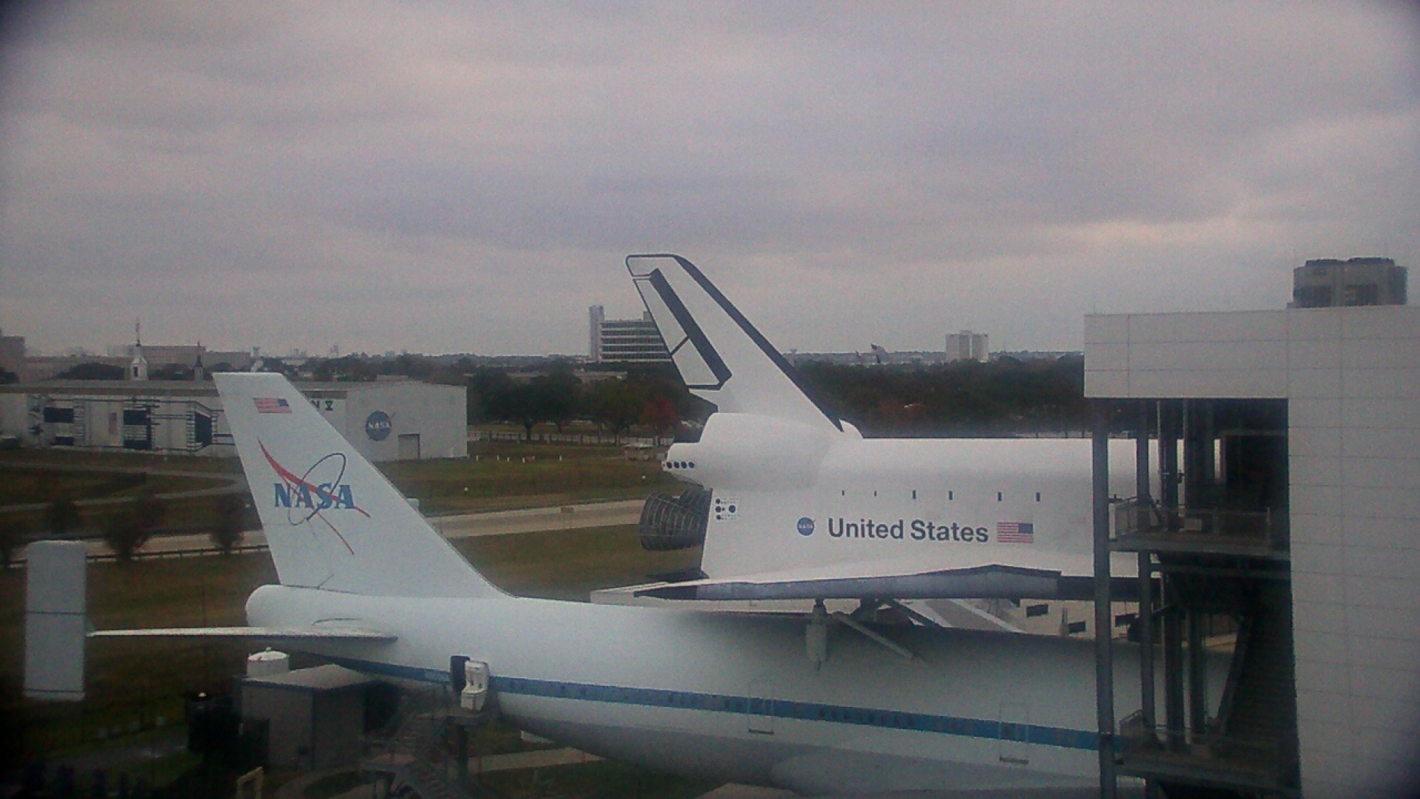 Thumbnail for current weather camera view from Space Center Houston in Houston, Texas