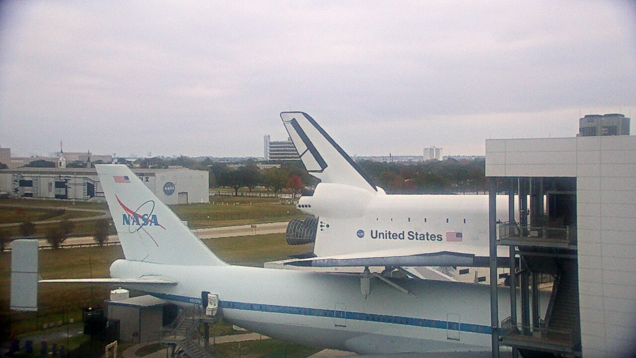 Thumbnail for current weather camera view from Space Center Houston in Houston, Texas