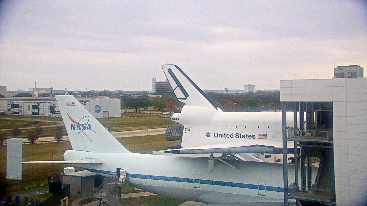 Thumbnail for current weather camera view from Space Center Houston in Houston, Texas
