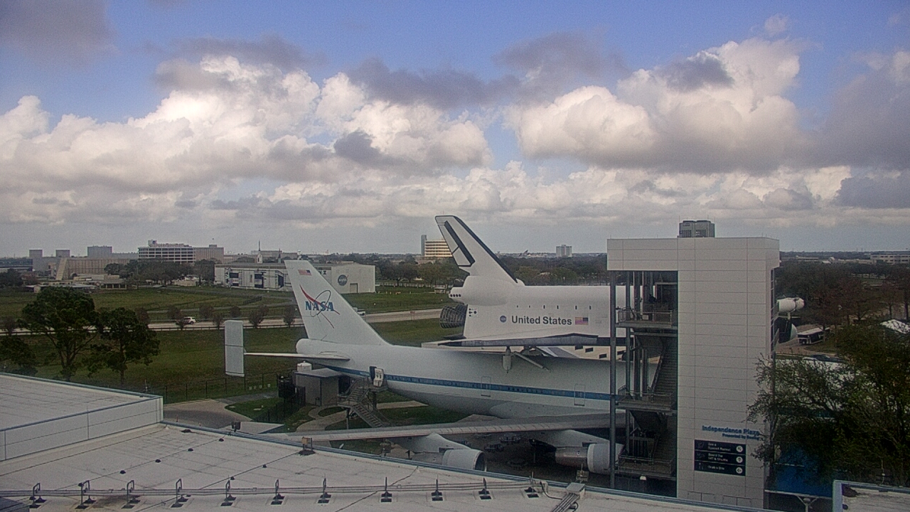 Thumbnail for current weather camera view from Space Center Houston in Houston, Texas
