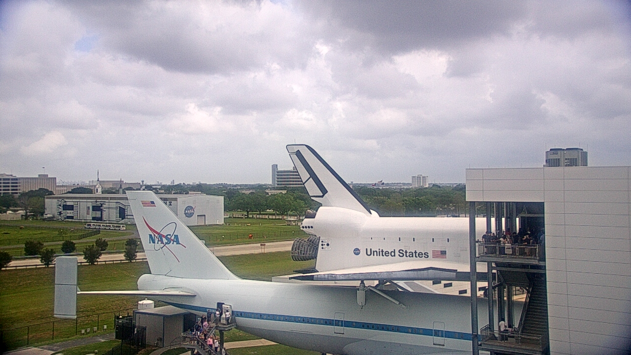 Thumbnail for current weather camera view from Space Center Houston in Houston, Texas