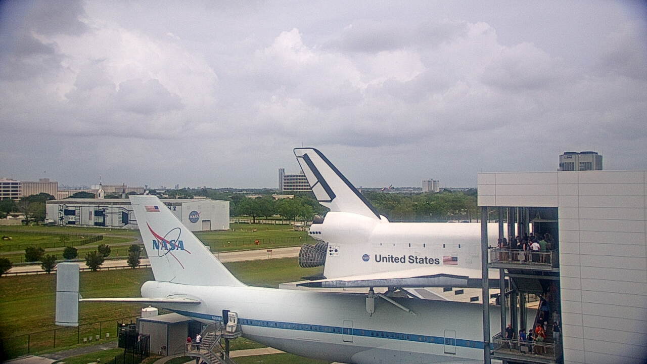 Thumbnail for current weather camera view from Space Center Houston in Houston, Texas