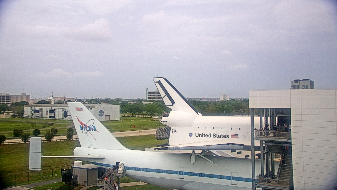 Thumbnail for current weather camera view from Space Center Houston in Houston, Texas