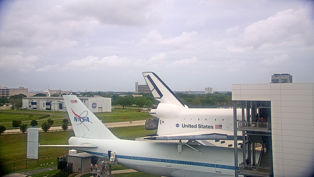 Thumbnail for current weather camera view from Space Center Houston in Houston, Texas