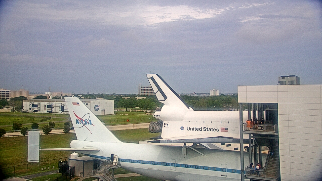 Thumbnail for current weather camera view from Space Center Houston in Houston, Texas