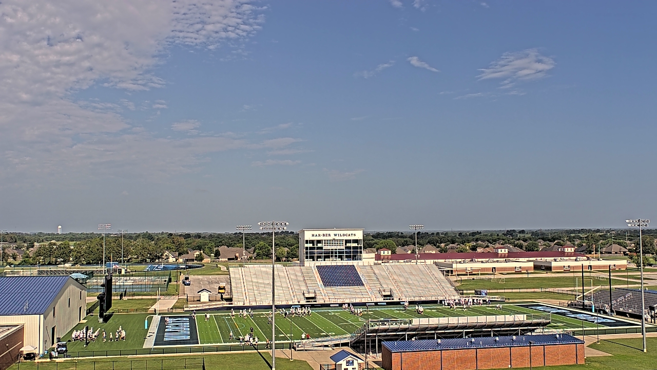 Thumbnail for current weather camera view from Har Ber HS in Springdale, Arkansas
