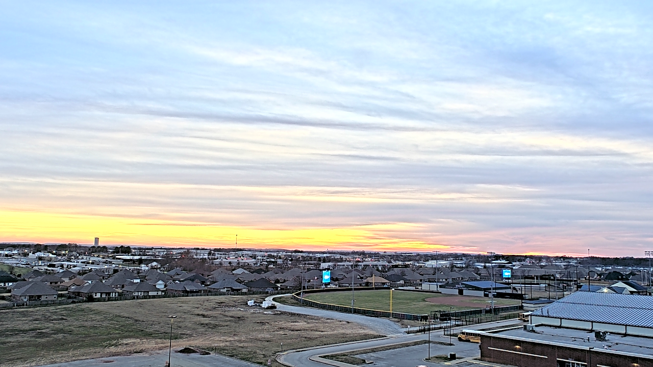 Thumbnail for current weather camera view from Har Ber HS in Springdale, Arkansas