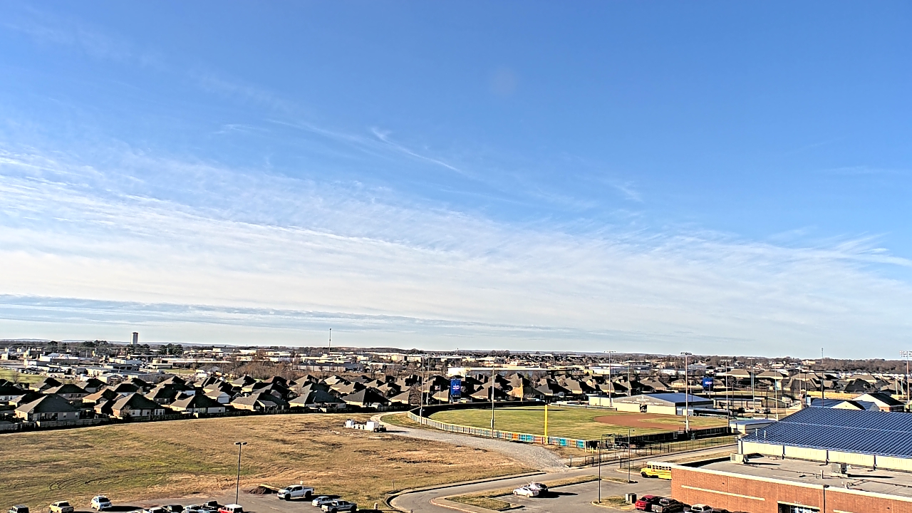 Thumbnail for current weather camera view from Har Ber HS in Springdale, Arkansas