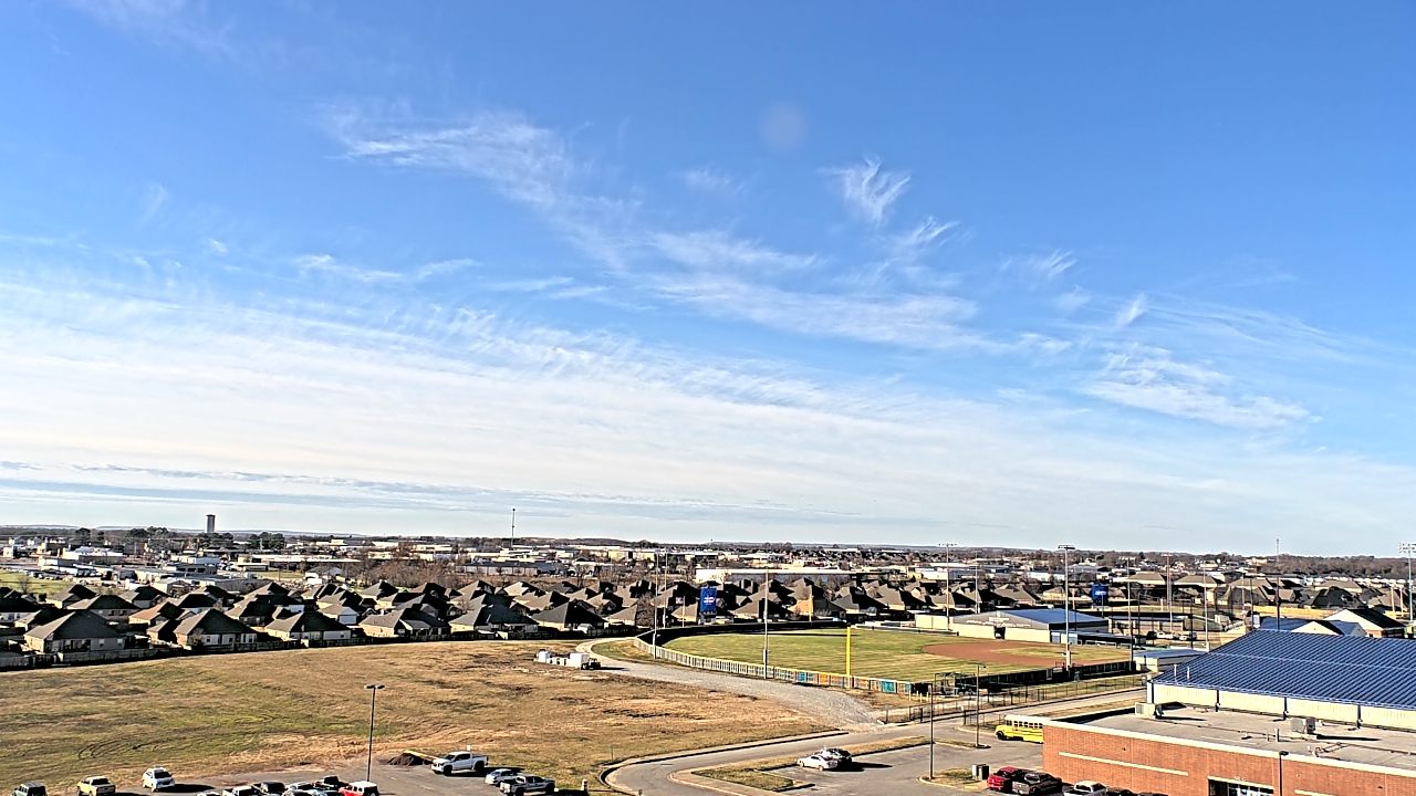 Thumbnail for current weather camera view from Har Ber HS in Springdale, Arkansas