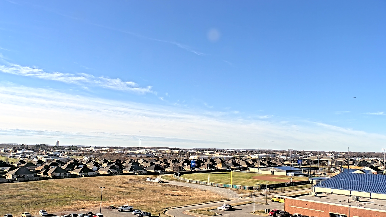 Thumbnail for current weather camera view from Har Ber HS in Springdale, Arkansas