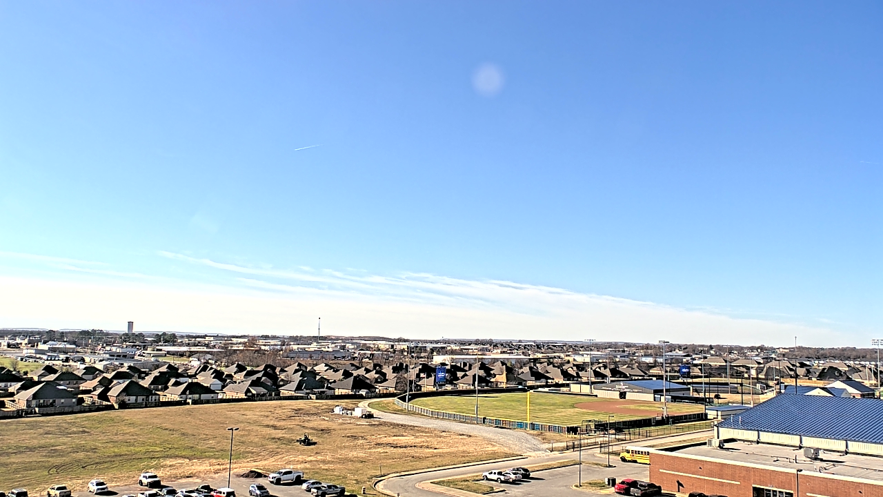 Thumbnail for current weather camera view from Har Ber HS in Springdale, Arkansas