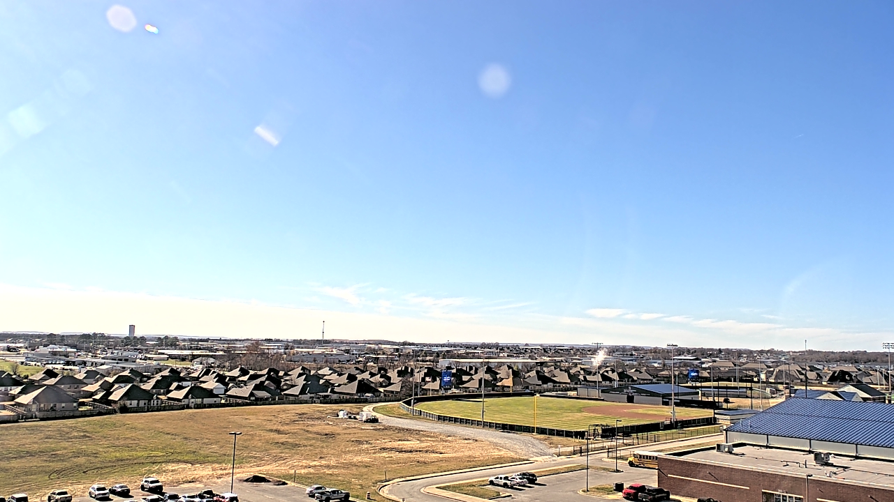 Thumbnail for current weather camera view from Har Ber HS in Springdale, Arkansas
