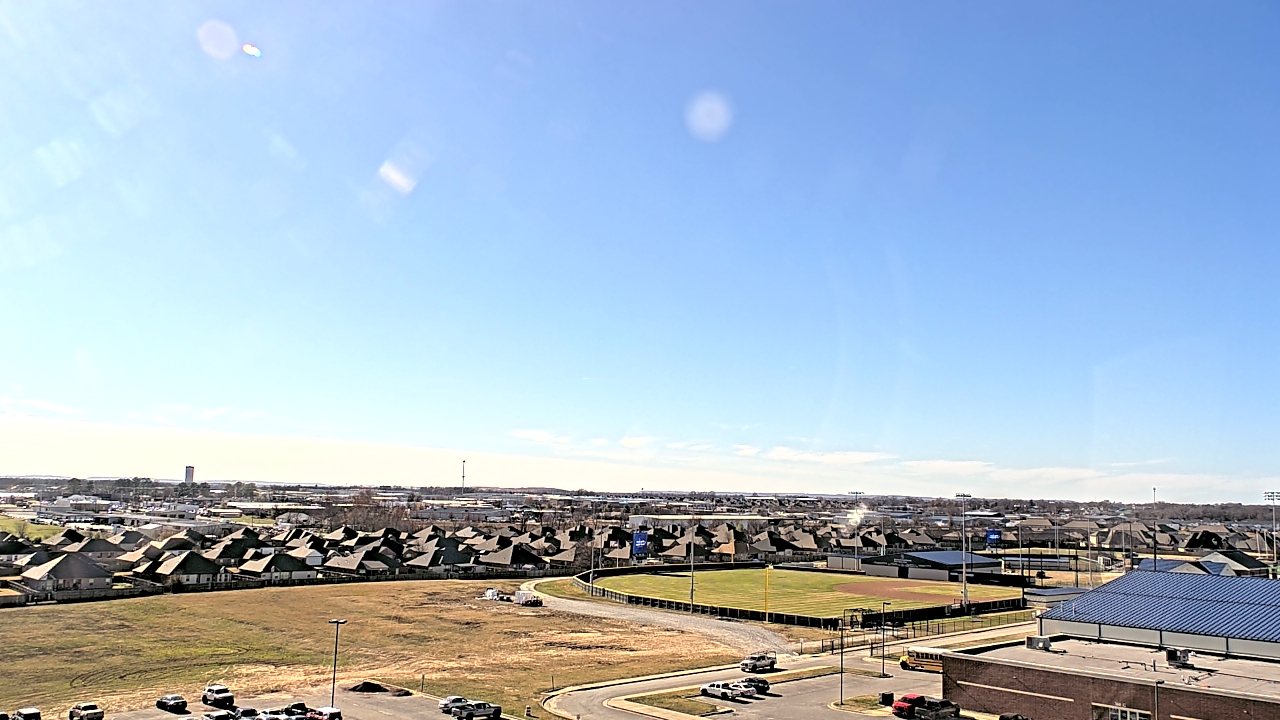 Thumbnail for current weather camera view from Har Ber HS in Springdale, Arkansas