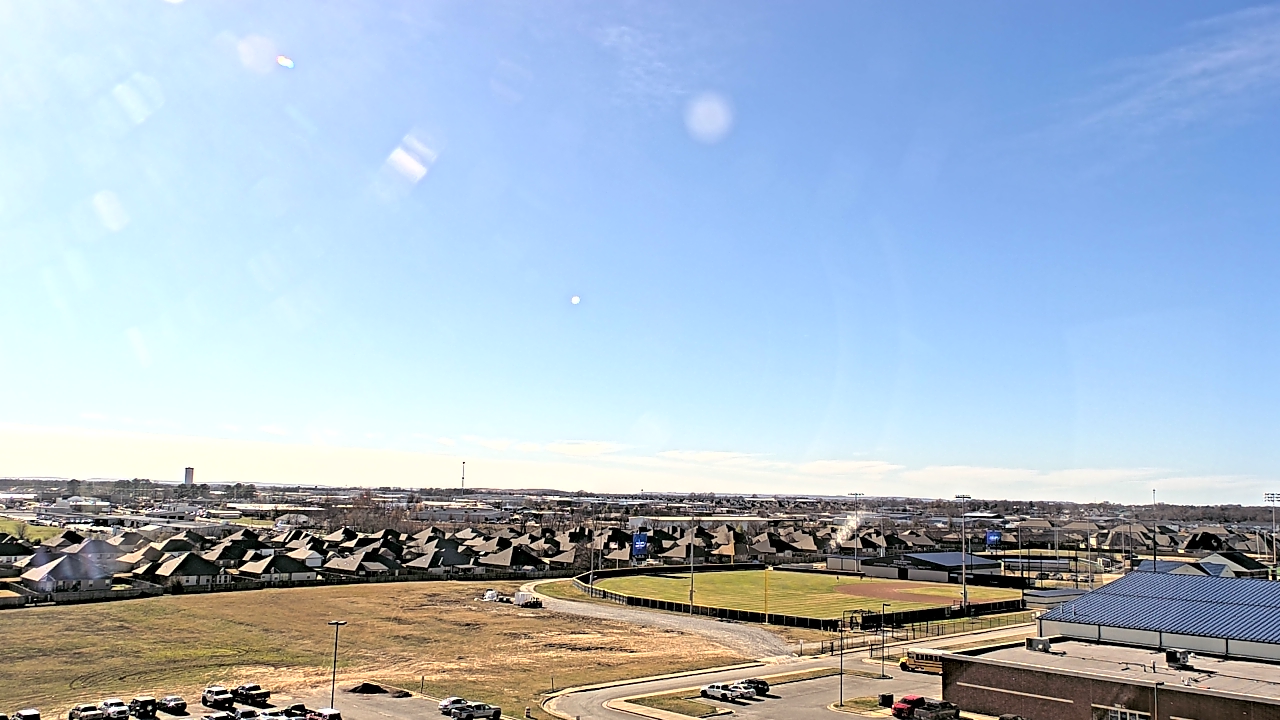 Thumbnail for current weather camera view from Har Ber HS in Springdale, Arkansas