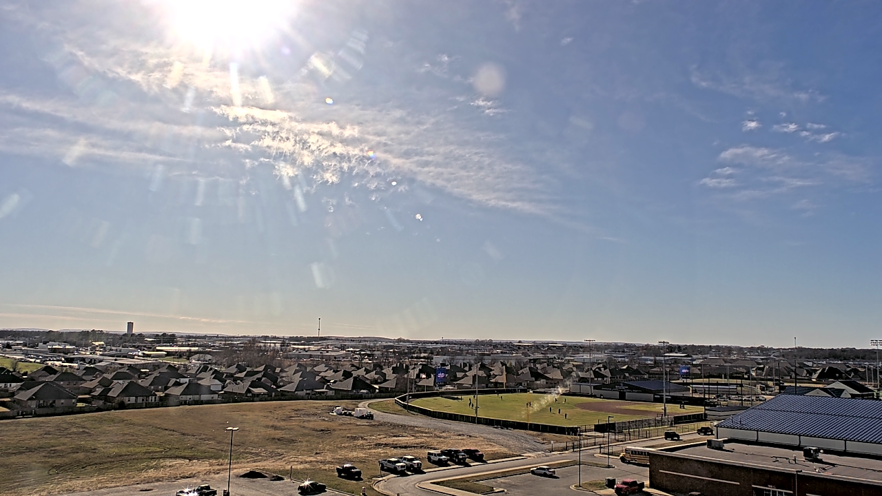 Thumbnail for current weather camera view from Har Ber HS in Springdale, Arkansas