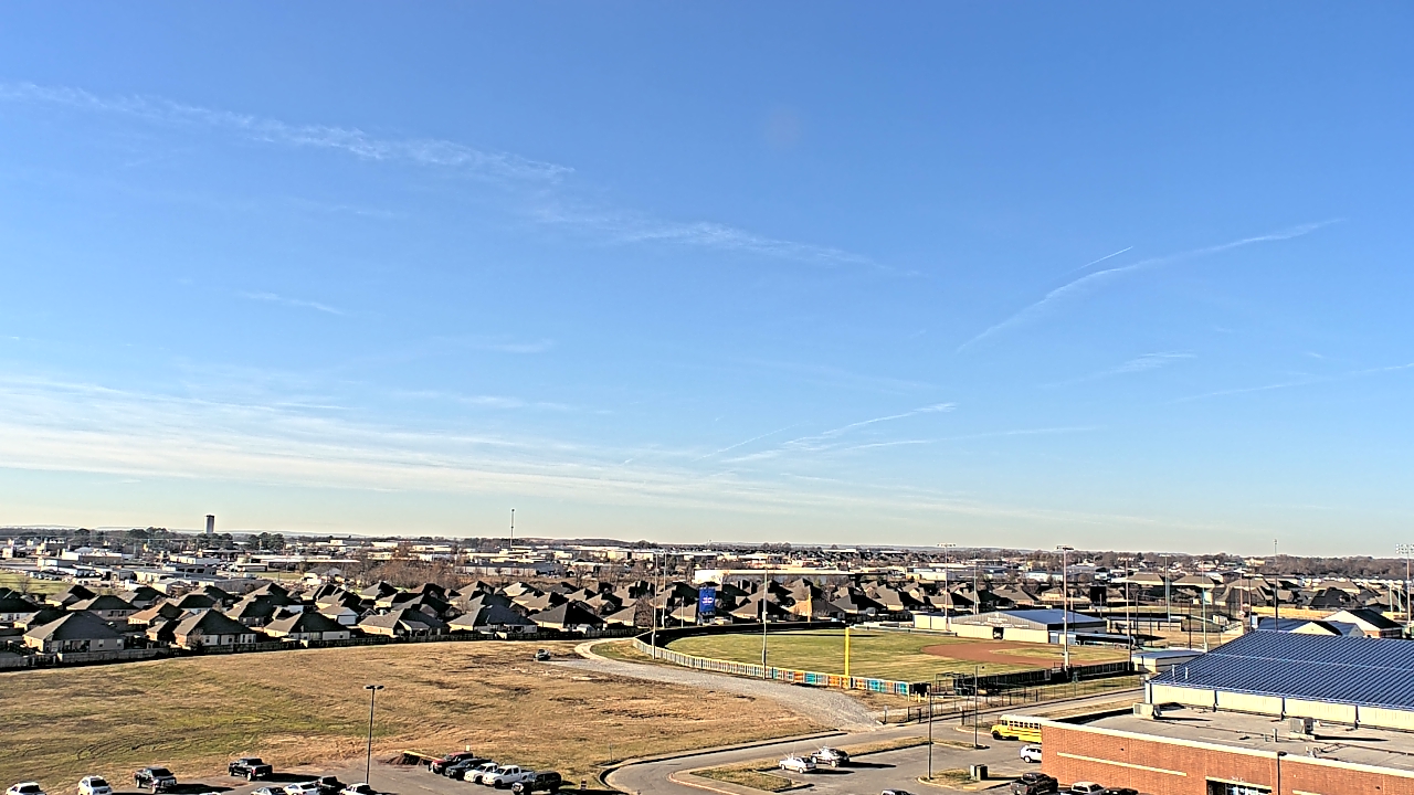 Thumbnail for current weather camera view from Har Ber HS in Springdale, Arkansas