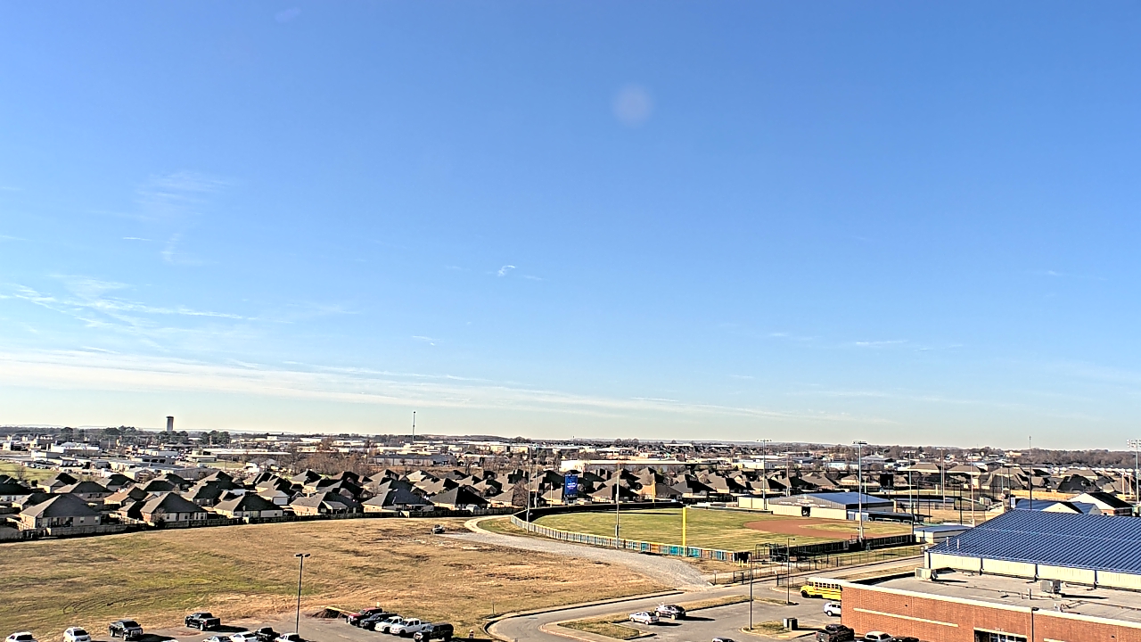 Thumbnail for current weather camera view from Har Ber HS in Springdale, Arkansas
