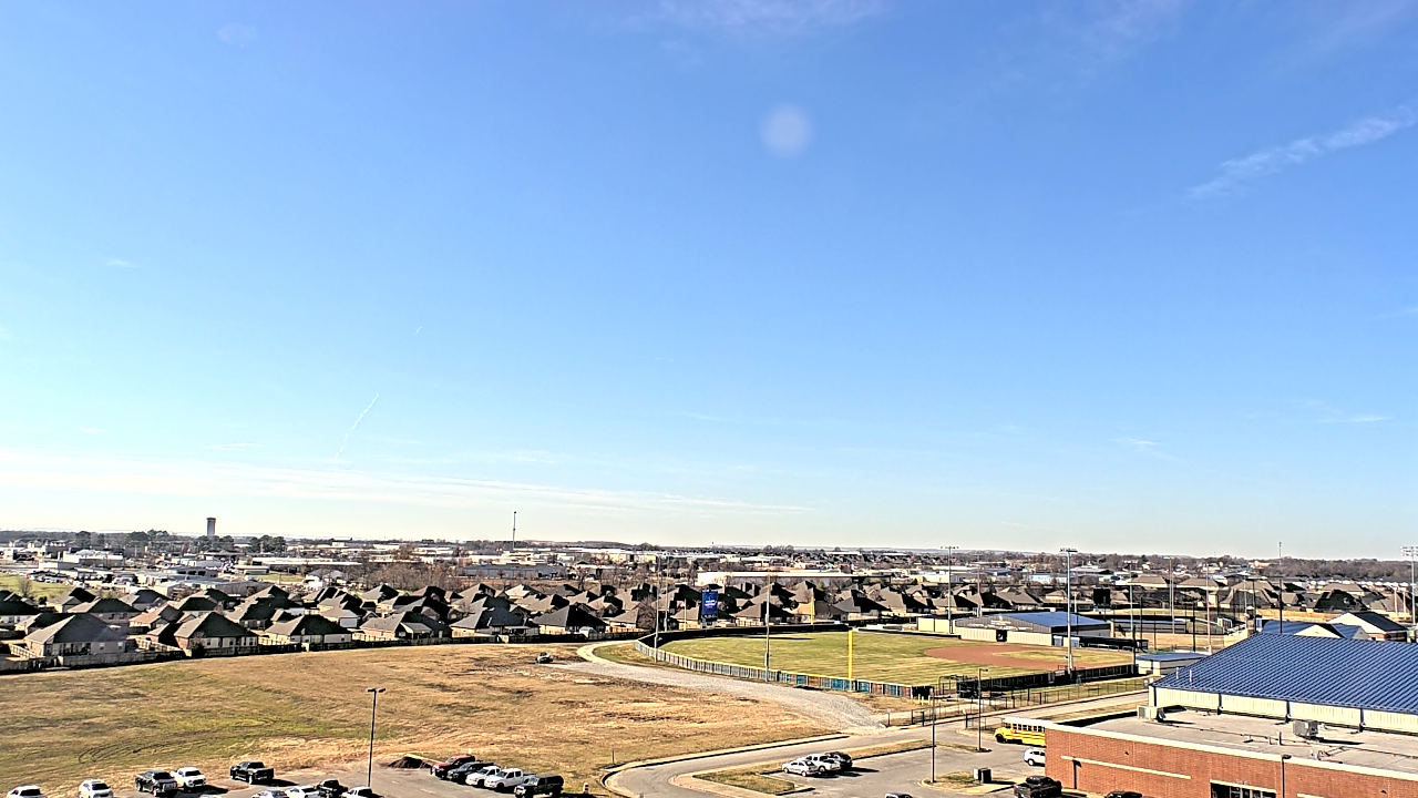 Thumbnail for current weather camera view from Har Ber HS in Springdale, Arkansas