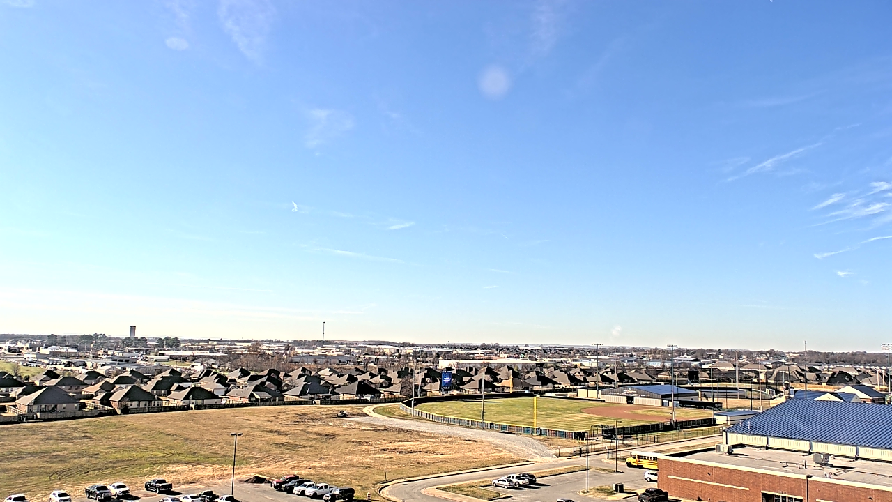 Thumbnail for current weather camera view from Har Ber HS in Springdale, Arkansas