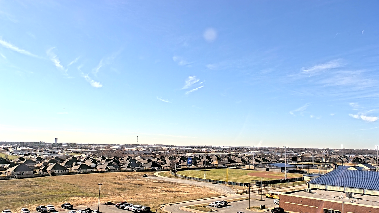 Thumbnail for current weather camera view from Har Ber HS in Springdale, Arkansas