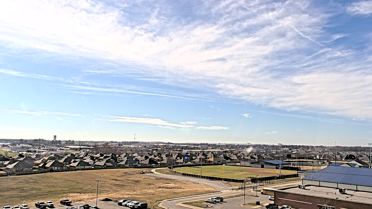 Thumbnail for current weather camera view from Har Ber HS in Springdale, Arkansas