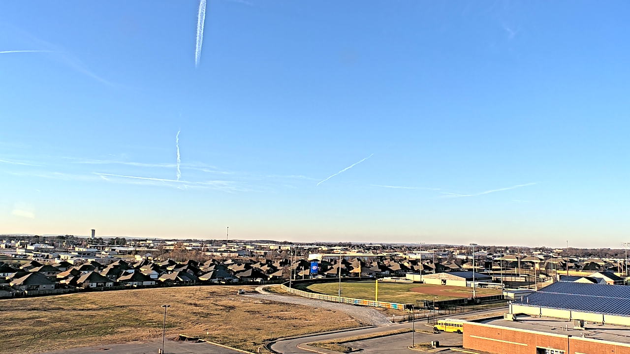 Thumbnail for current weather camera view from Har Ber HS in Springdale, Arkansas