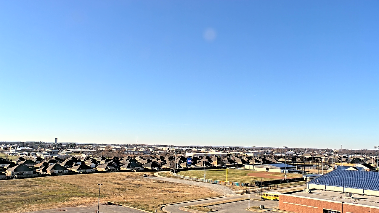 Thumbnail for current weather camera view from Har Ber HS in Springdale, Arkansas