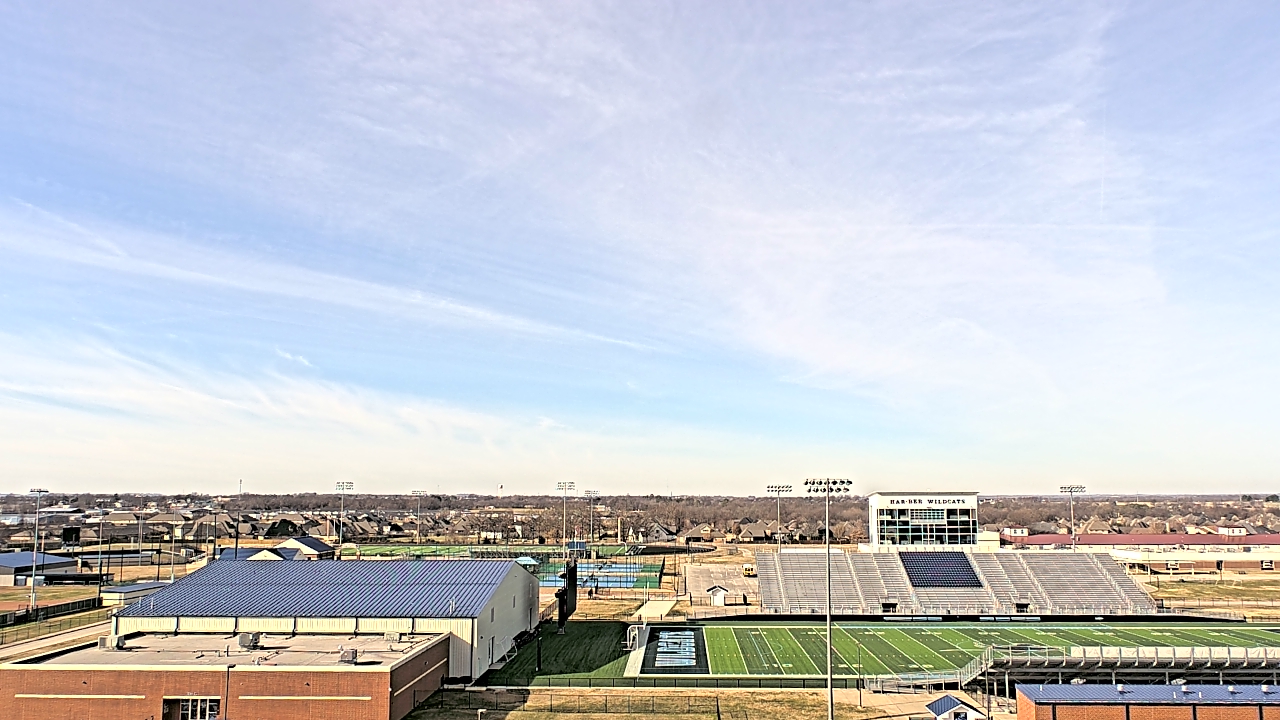 Thumbnail for current weather camera view from Har Ber HS in Springdale, Arkansas