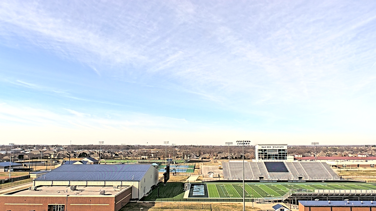Thumbnail for current weather camera view from Har Ber HS in Springdale, Arkansas