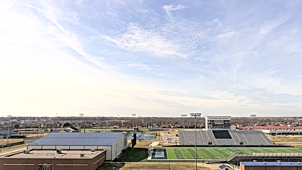 Thumbnail for current weather camera view from Har Ber HS in Springdale, Arkansas