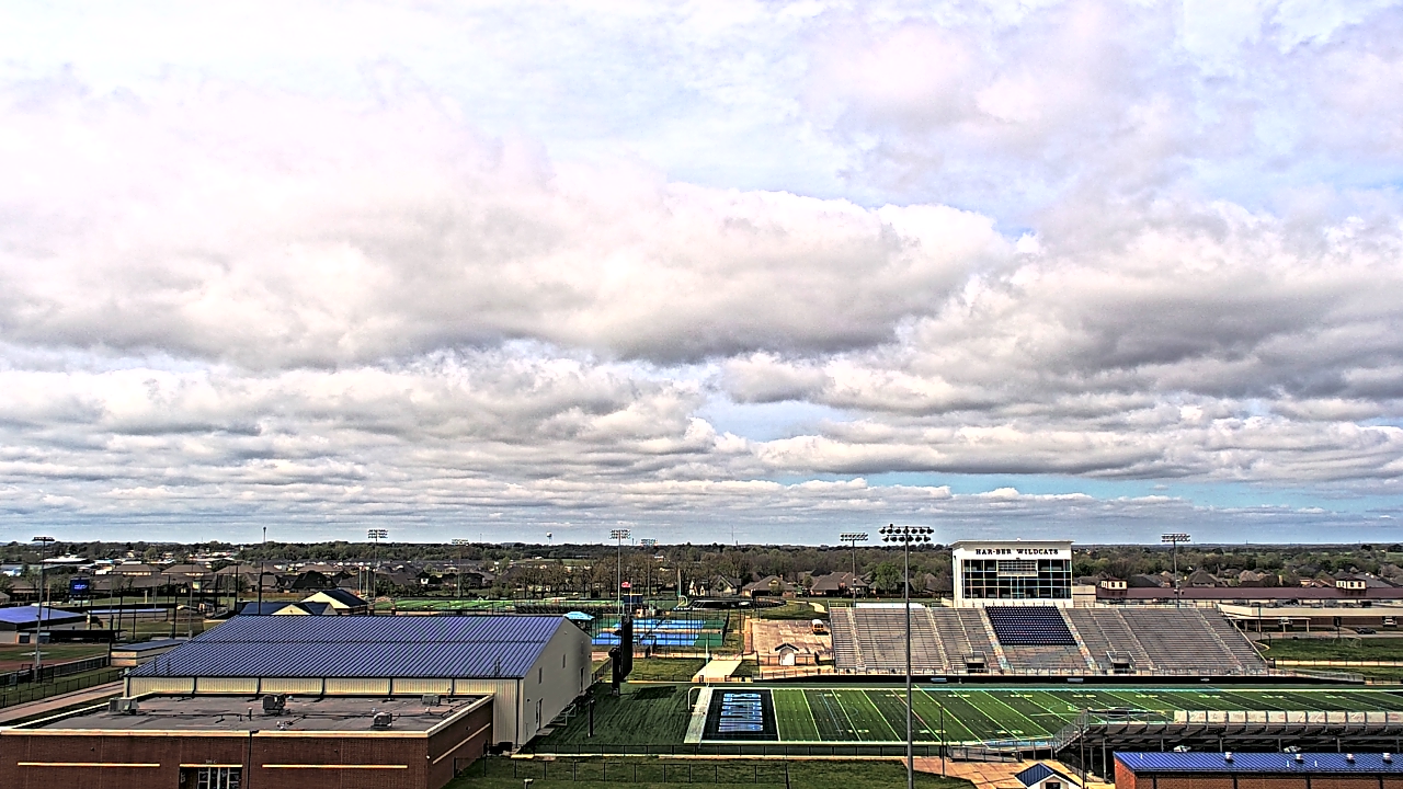 Thumbnail for current weather camera view from Har Ber HS in Springdale, Arkansas