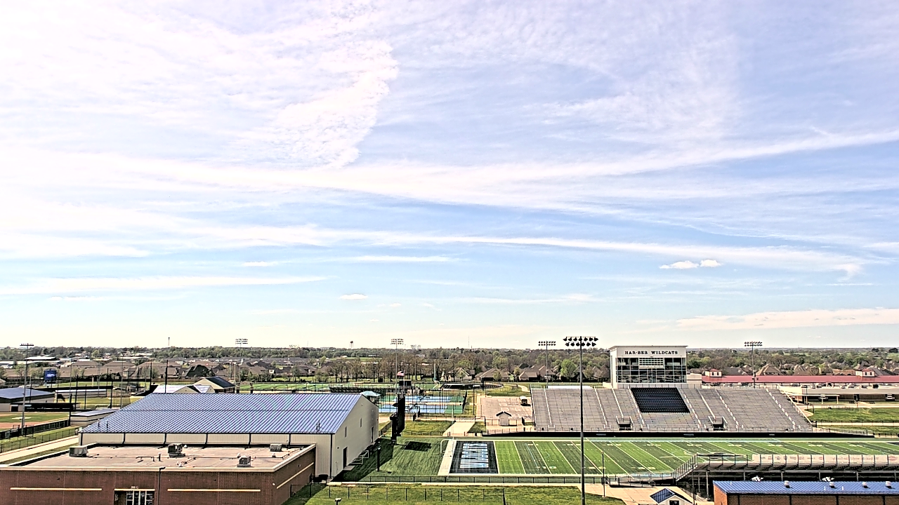 Thumbnail for current weather camera view from Har Ber HS in Springdale, Arkansas
