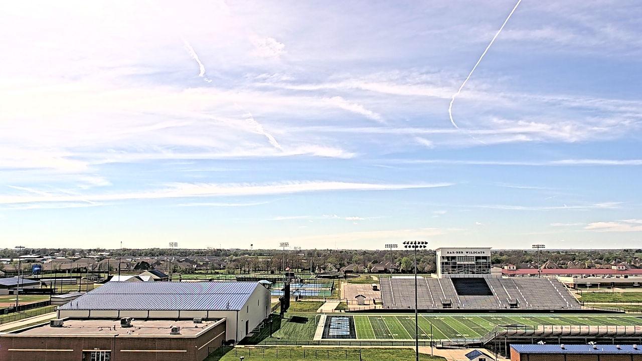 Thumbnail for current weather camera view from Har Ber HS in Springdale, Arkansas