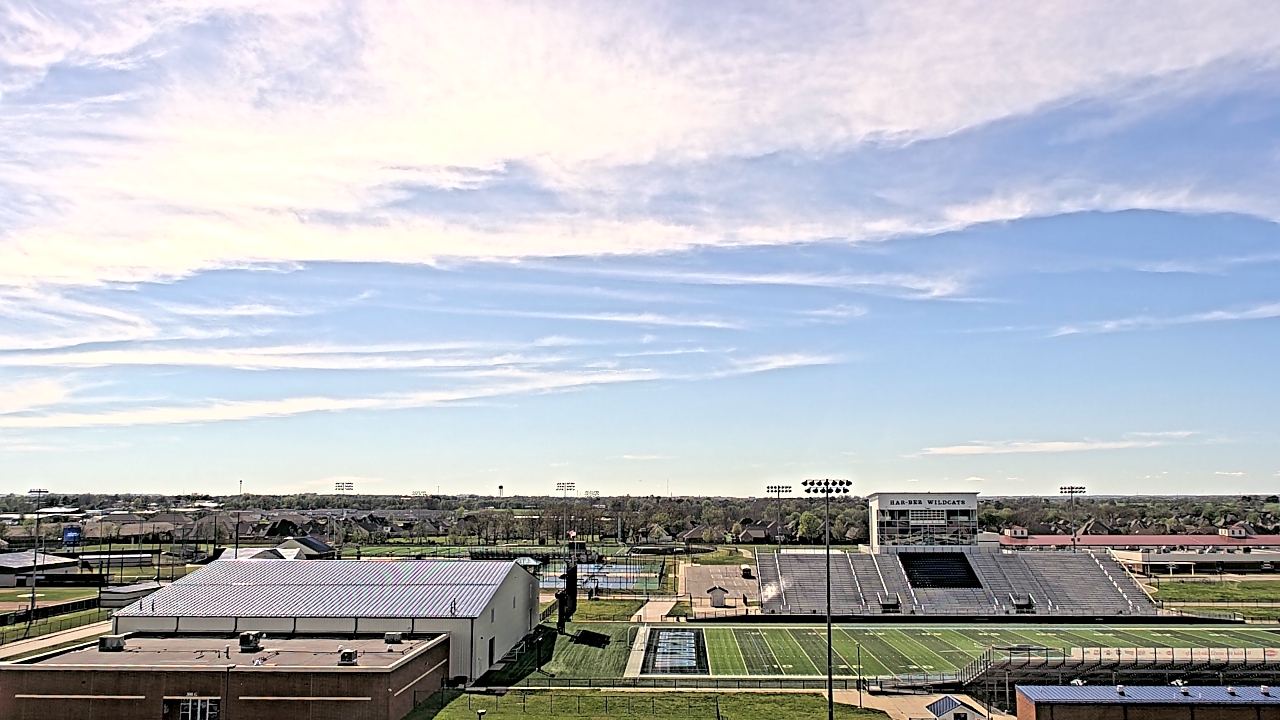 Thumbnail for current weather camera view from Har Ber HS in Springdale, Arkansas