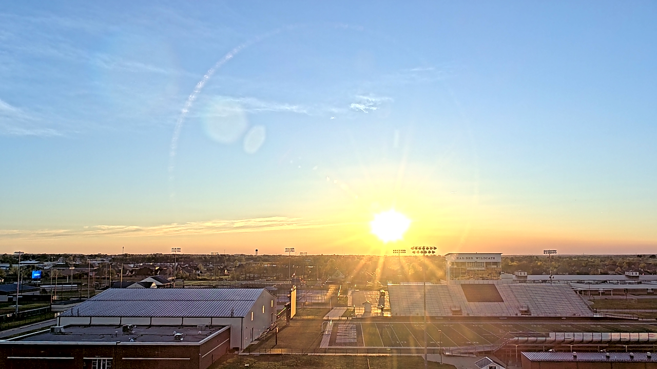 Thumbnail for current weather camera view from Har Ber HS in Springdale, Arkansas