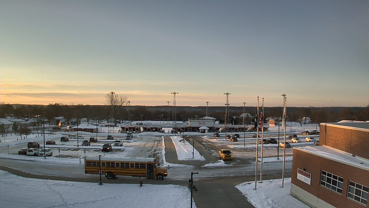 Thumbnail for current weather camera view from Hall High School in Spring Valley, Illinois